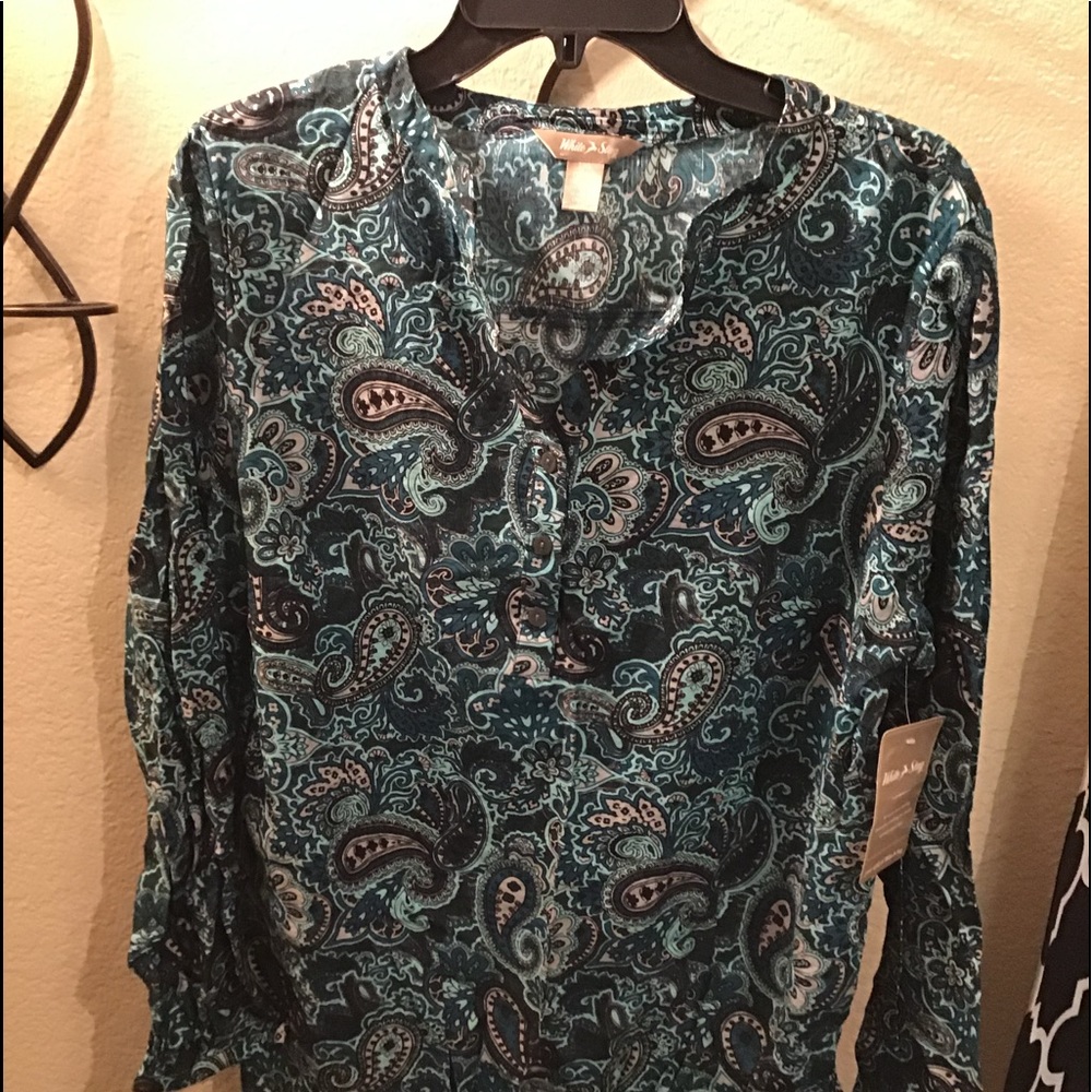 Long sleeve blouse sz L / G.